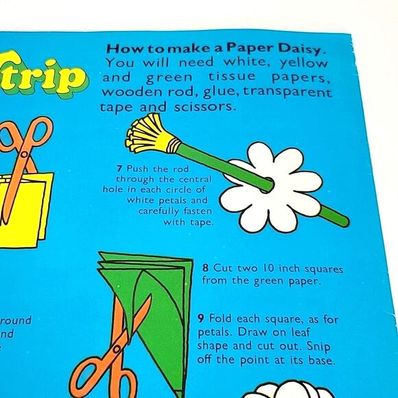 Vintage Golden Hands Craft Booklet Macrame Chunky Choker Rug Making 60s 70s - Picture 8 of 10